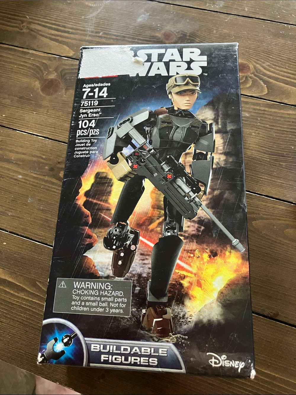 Star Wars Sergeant Jyn Erso Buildable Figure - Black, Brown
